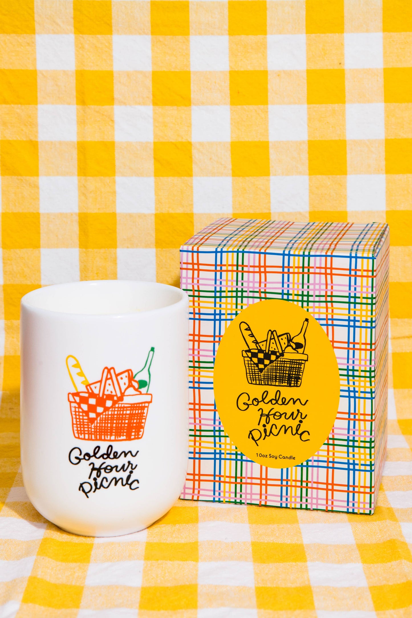 Golden Hour Picnic Candle