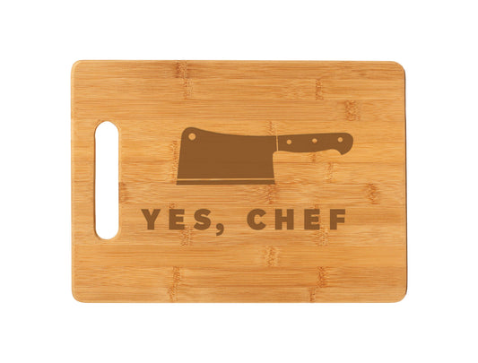 Yes Chef Bamboo Cutting Board