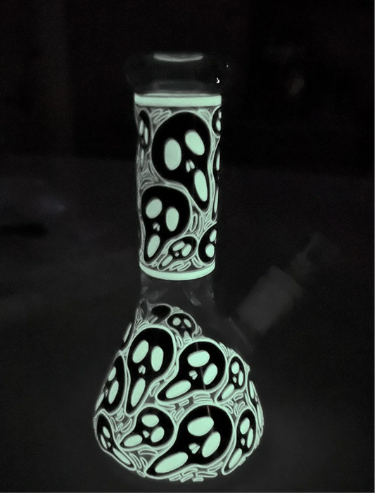 Ghost Face Glow In The Dark Bong