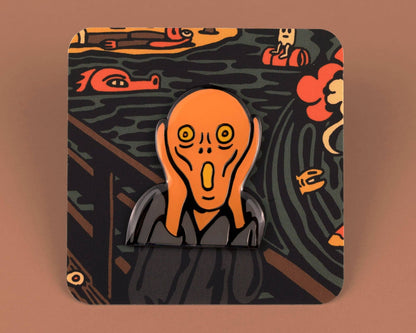 The Scream Enamel Pin