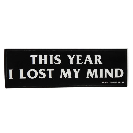 Losing It Bumper Sticker