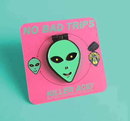 No Bad Trips Enamel Pin