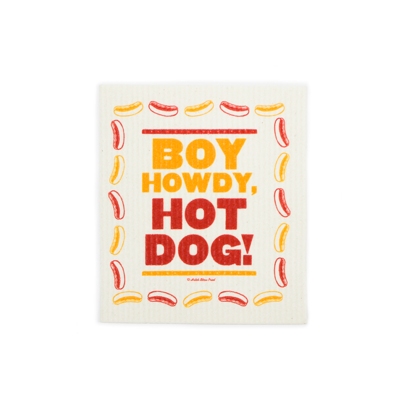 Hot Dog! Reusable Dish Cloths (2-Pack)