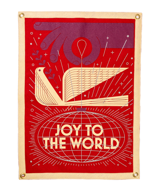 Joy To the World Camp Flag