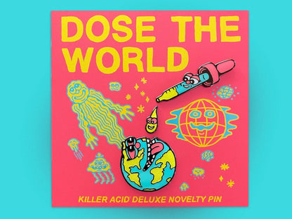 Dose The World Enamel Pin Set