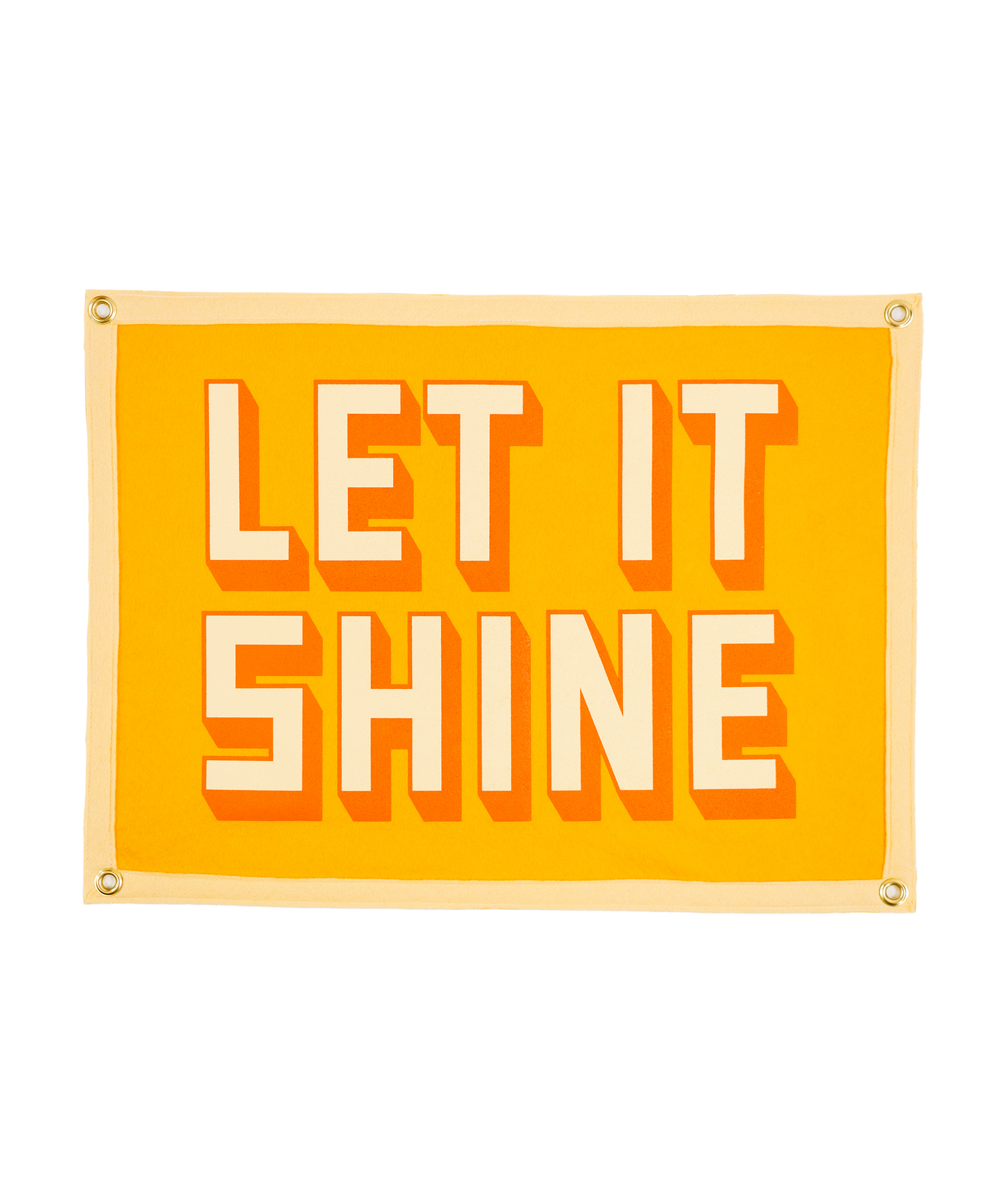 Let It Shine Camp Flag