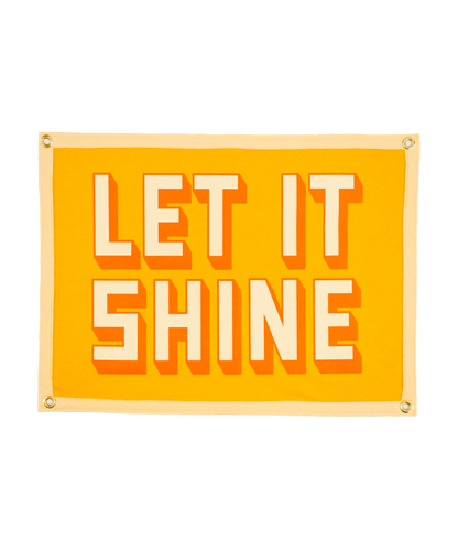 Let It Shine Camp Flag