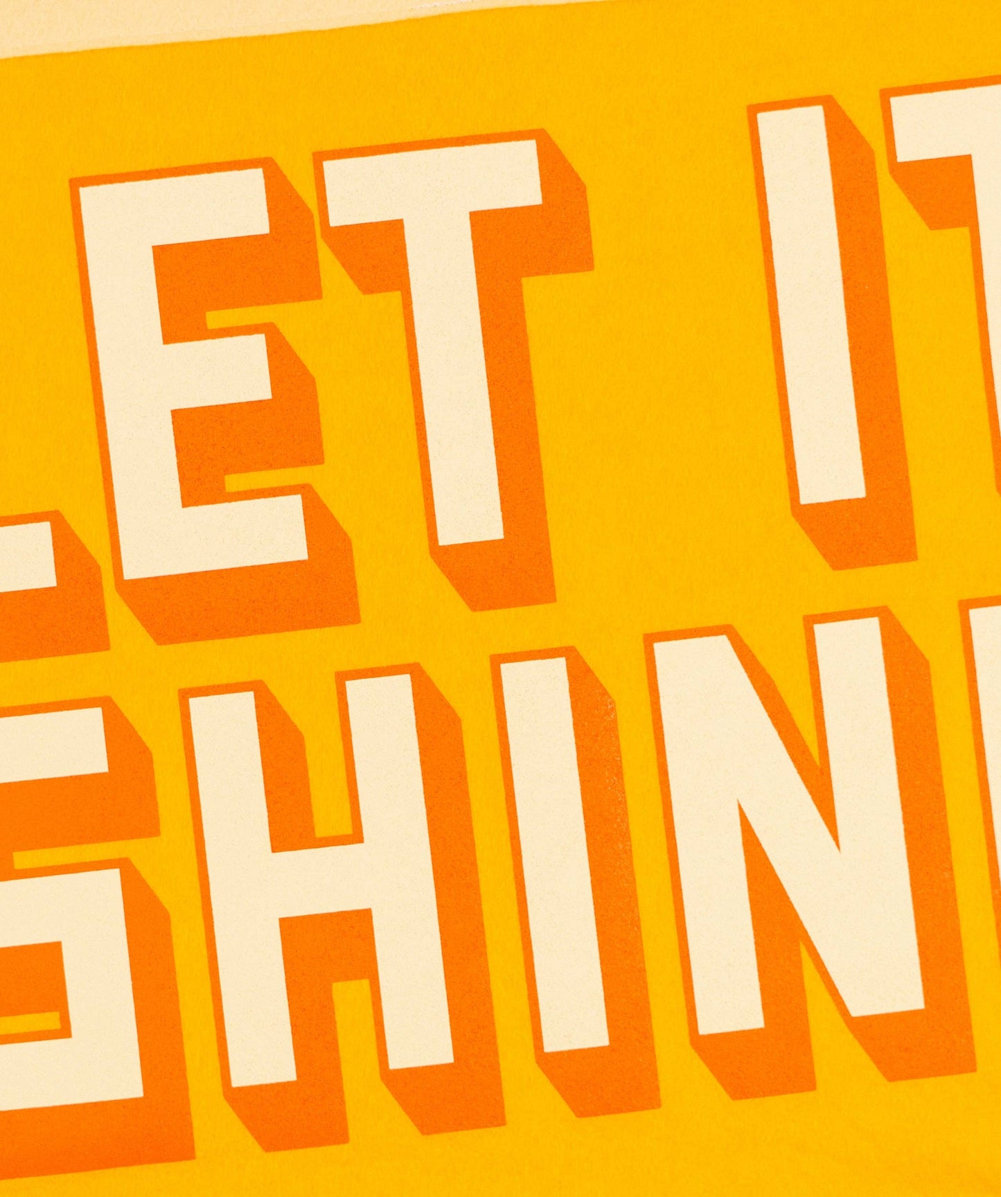 Let It Shine Camp Flag