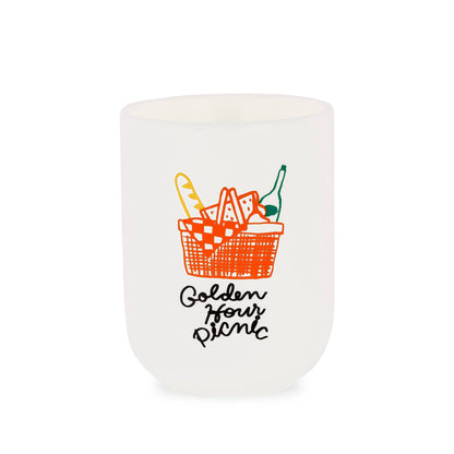 Golden Hour Picnic Candle