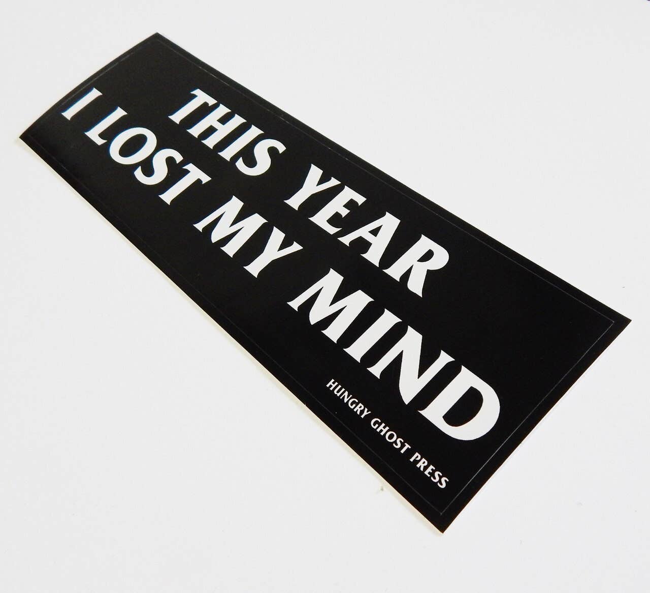 Losing It Bumper Sticker