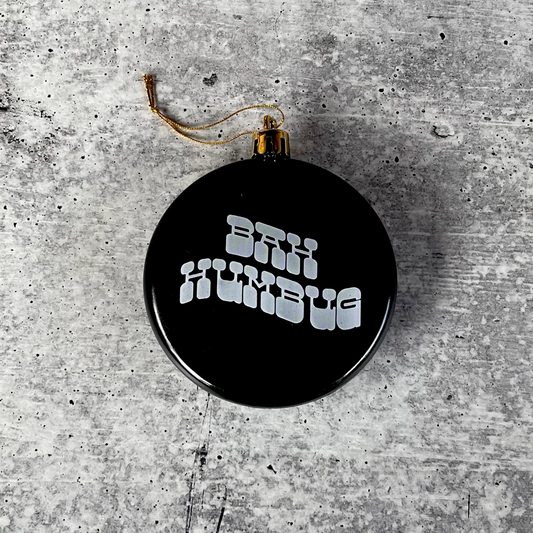 Bah Humbug Shatterproof Christmas Ornament