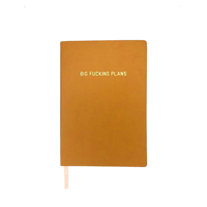 Big Fucking Plans Dotted Journal - Goldenrod