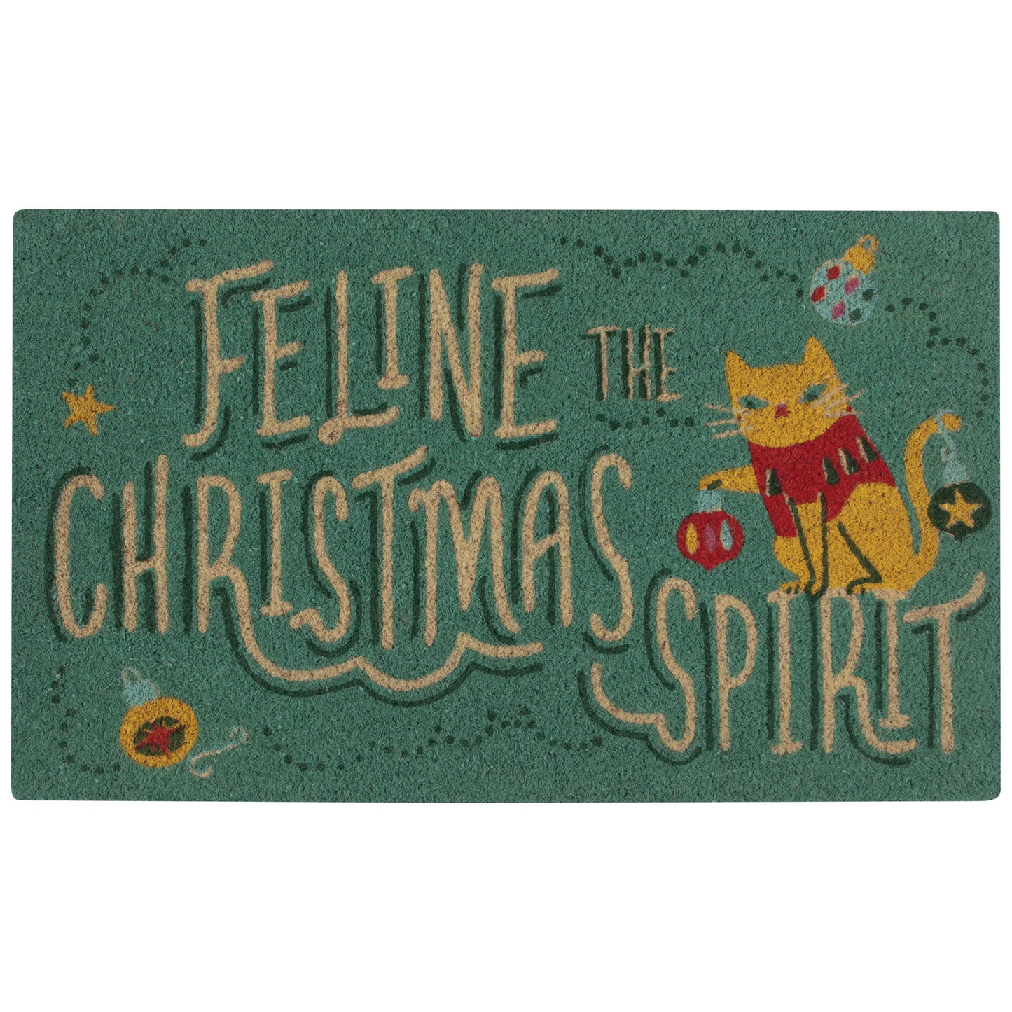 Santa Claws Coir Fibre Doormat