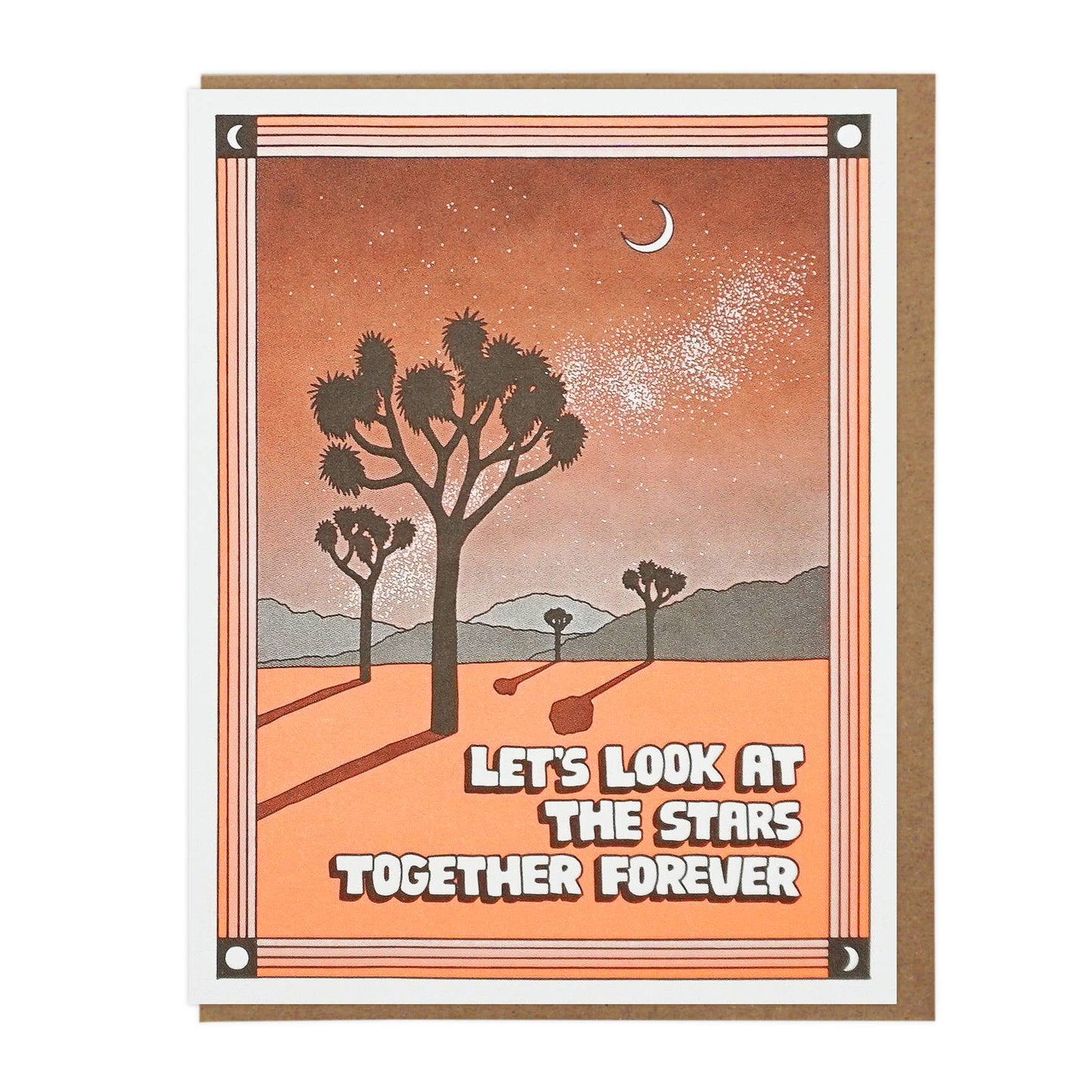 Let's Look At The Stars Together Forever Greeting Card