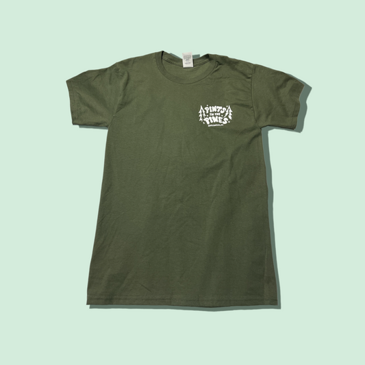 Pints in the Pines Green T-Shirt